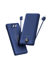 VEGER vista frontal del power bank mostrando diseño compacto y beneficios de portabilidad