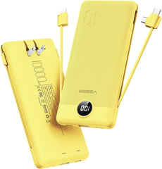VEGER vista frontal del power bank con diseño compacto y puerto integrado