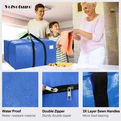 VELVETSURE bolsa plegada ocupando poco espacio para fácil guardado