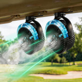 VENSWID vista frontal del pack 2 con ventilador y LED, enfriamiento inmediato