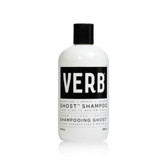 VERB Ghost champú frente del envase mostrando tamaño y diseño beneficioso