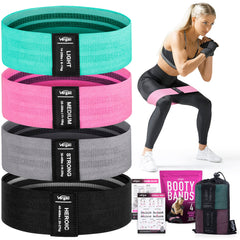 Vergali front packaging showing full four-band set and carry bag benefits portability