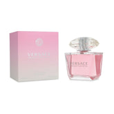 Versace Bright Crystal frasco frontal elegante mostrando diseño y brillo