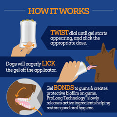 Vetality Twist and Lick perro lamiendo el gel, fácil aceptación y limpieza diaria