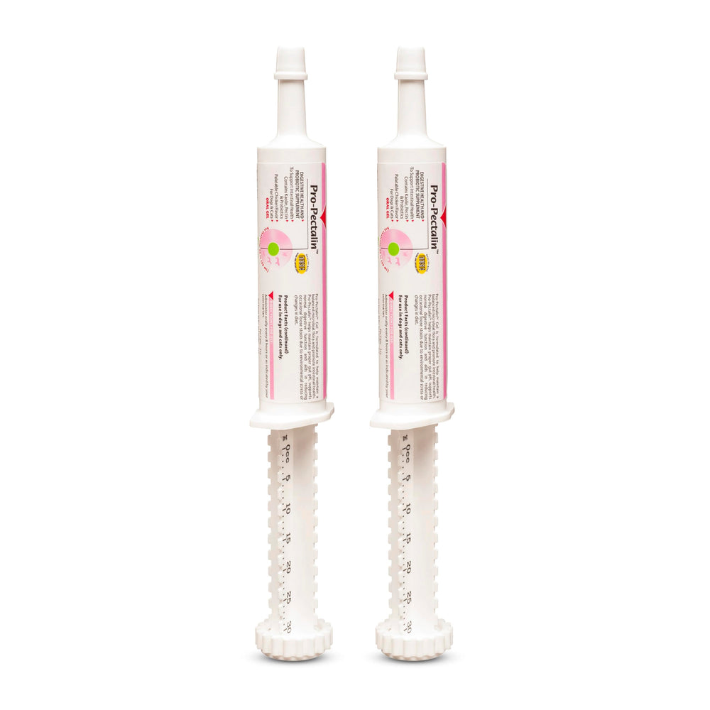 Vetoquinol Pro-Pectalin frontal del envase mostrando dosis y beneficio digestivo