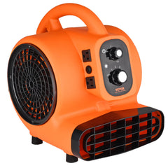 VEVOR Air Mover vista frontal mostrando potencia y diseño compacto