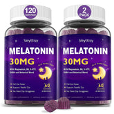 Veyttisy empaque frontal mostrando melatonina 30mg, clara presentación y beneficio