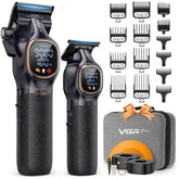 VGRPRO cortapelos frontal mostrando diseño profesional y control ergonómico
