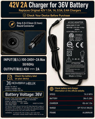 vhbw cable largo 9.8ft detalle que facilita enchufar sin mover el patinete