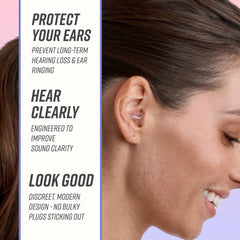 VIBES textura y perfil bajo del tapón para ajuste cómodo y discreto