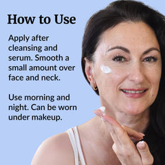 Vibriance aplicación rostro y cuello para mayor elasticidad