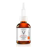 VICHY frasco frontal mostrando diseño y marca para identificación rápida