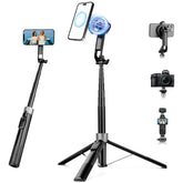 Victiv tripod full height front view showing tall reach and stable frame