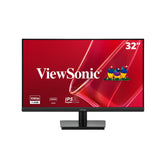 ViewSonic VA3209M frontal con bisel delgado, muestra pantalla inmersiva