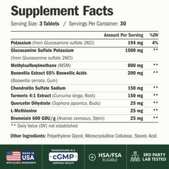 Vimerson Health primer plano de una tableta fácil de tragar y sin sabor residual