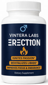 VINTERA LABS frontal del empaque mostrando información de producto y presentación