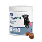 Virbac URSOLYX envase delantero mostrando 60 unidades y beneficio de apoyo muscular