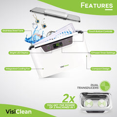 VisiClean limpiando anillos y joyas con resultados sin frotar ni químicos agresivos