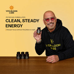 Vita Bloom Labs varias cápsulas dentro del frasco para ver cantidad