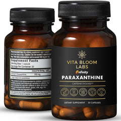 Vita Bloom Labs frasco frontal mostrando etiqueta clara y certificaciones