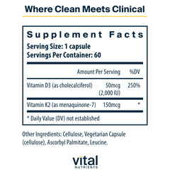 Vital Nutrients cápsula en primer plano destacando forma y absorción