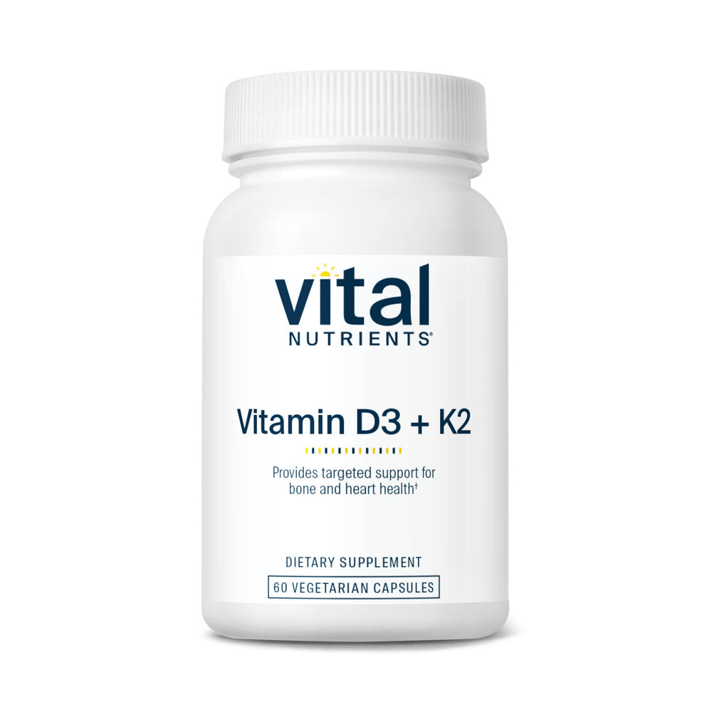 Vital Nutrients frasco frontal mostrando etiqueta limpia y beneficio de calidad