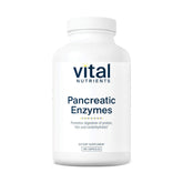 Vital Nutrients vista frontal del frasco mostrando 180 cápsulas y beneficio de soporte digestivo