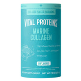 Vital Proteins envase frontal mostrando colágeno marino y beneficios prácticos