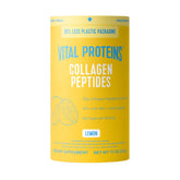 Vital Proteins envase frontal mostrando sabor limón y tamaño 11oz para elección clara