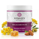 Vitality frasco frontal del bálsamo mostrando el envase y beneficios