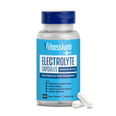 Vitassium frasco frontal con tapa abatible mostrando 100 cápsulas y conveniencia