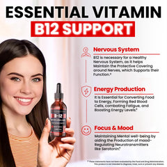 VITBOOST demostración sublingual: persona aplicando gotas para mejor absorción