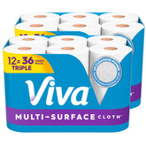 Viva rollo frontal empaque mostrando cantidad y formato triple, ideal ahorro