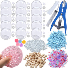 VIVIMAGIS kit frontal mostrando todas las piezas para personalizar pelotas