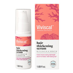 Viviscal frasco frontal mostrando envase y beneficio de mayor cuerpo