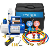 VIVOHOME bomba vista frontal con asa y base antideslizante, portátil y robusta