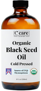 Vocks botella frontal mostrando aceite orgánico en vidrio ámbar y apariencia premium