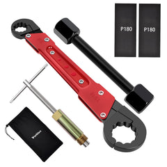 Vorhixa vista frontal del kit completo con ahorro de espacio