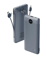 VRURC vista frontal del cargador gris y su tamaño compacto