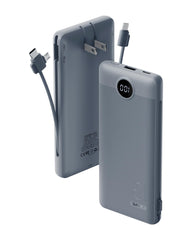 VRURC vista frontal del cargador gris y su tamaño compacto