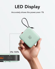 VRURC pantalla LED mostrando porcentaje de batería para control preciso