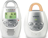 VTech DM221 frontal mostrando ambas unidades y beneficios de alcance claro