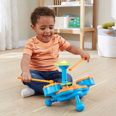 VTech KidiBeats niño tocando, fomenta coordinación y ritmo