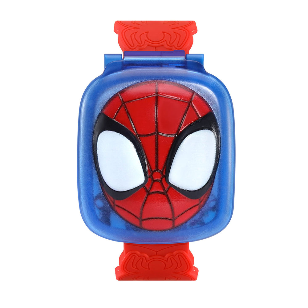 VTech Spidey vista frontal del empaque con diseño colorido y atractivo