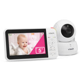 VTech VM924 unidad parental frontal con pantalla visible y control fácil