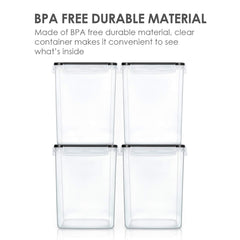 Vtopmart measuring cup inside container for precise portion control