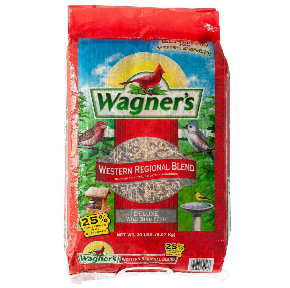 Wagner's front packaging showing 20-pound bag and product name benefit: clear labeling