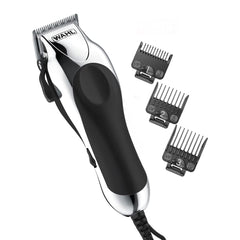 Wahl vista frontal en empaque mostrando kit completo y beneficios profesionales
