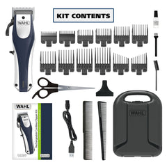 Wahl cuchillas en primer plano beneficiando cortes uniformes y duraderos