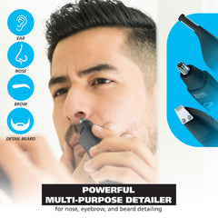 Wahl cabeza rotatoria enfocada para recorte nasal higiénico y seguro